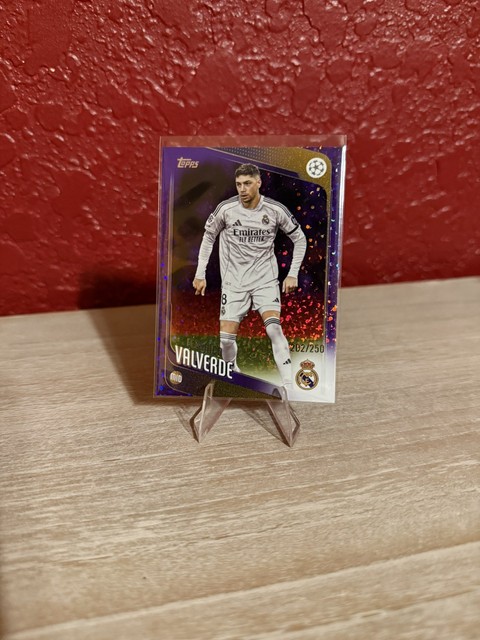 2025-26 Topps Uefa Club Competitions - Federico Valverde #65 Purple Foil /250