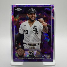 Yoan Moncada 2023 Topps Chrome Sapphire #370 Image Variation - Purple 03/10! 