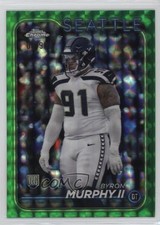 2024 Topps Chrome Rookies Green Geometric Refractor /99 Byron Murphy II #297 3s7
