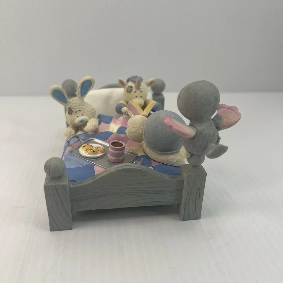 Snuggle Up – My Blue Nose Friends Figurine – Boxed & Rare – Cozy Bed Scene - image 4 of 4