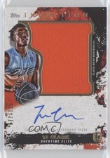 2021-22 Inception OTE Overtime Elite Cards 71/125 TJ Clark Jumbo Patch Auto 11t9