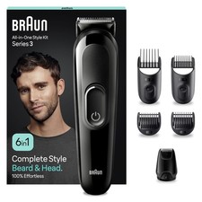Rasoio Elettrico Barba e Capelli, REGOLABARBA UOMO E Tagliacapelli Uomo, 6-In-1 