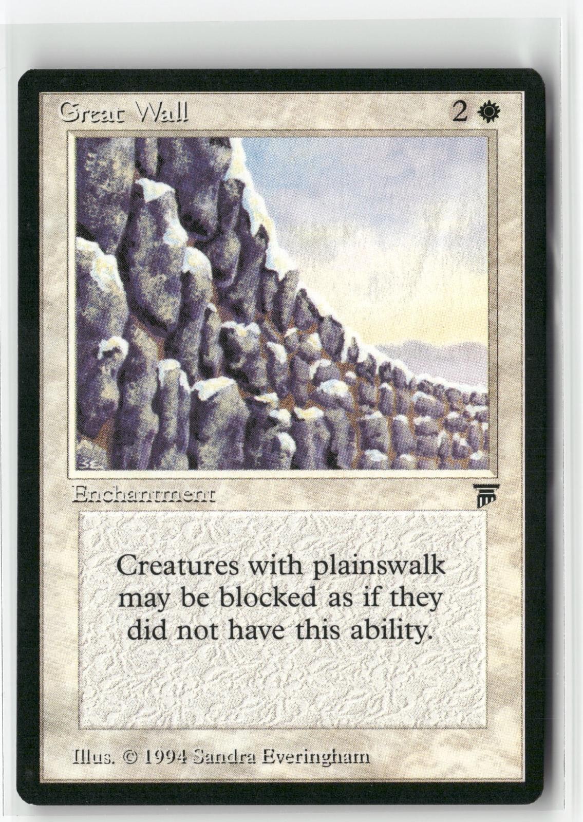 Great Wall Uncommon Legends Magic: The Gathering Near Mint