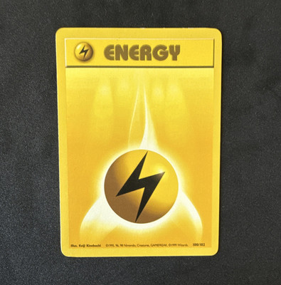 Wizards of the Coast Lightning Energy 100/102 Base Set Basic Eng Regular 1999