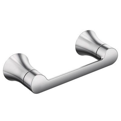 Moen Doux Pivoting Wall Mounted Double Post Toilet Paper Holder Chrome