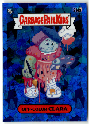 2023 Topps Garbage Pail Kids Sapphire Edition No. 214a Off-Color Clara