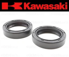 Set of (2) Kawasaki Front Fork Oil Seal (See Fitment Chart) #44009-016