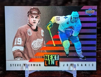 1993-94 Upper Deck - Next Line Steve Yzerman, Joe Sakic #NL3