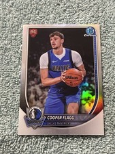 2025/26 Bowman Chrome Cooper Flagg Red Shield Rookie Card RC Refractor Buyback