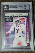 BGS 9 - John Elway | Graded Series 1 Of 1125 | Donruss Pref. 2000 #76