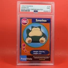 1999 POKEMON BURGER KING #143 SNORLAX Unperforated PSA 9 MINT