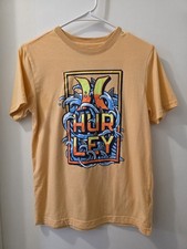 Hurley Boys Graphic Logo Print T-Shirt Size 14/16 Short Sleeve