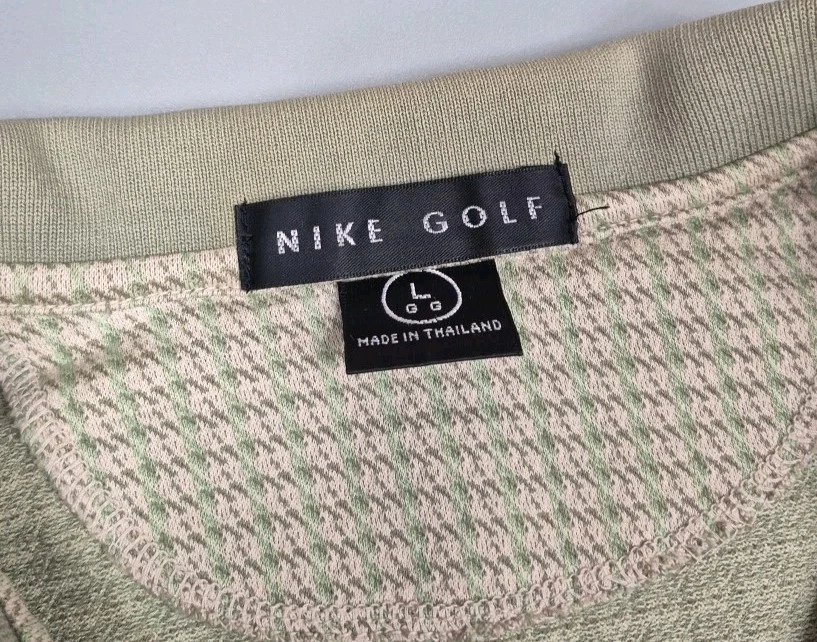 Vintage NIKE Golf Polo Shirt Black Label 90's Swoosh Men's Medium S/S RARE - Image 3 of 4