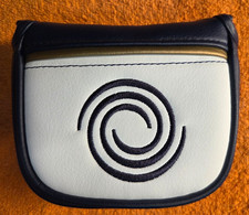 ODYSSEY Ai-ONE MILLED MALLET PUTTER HEADCOVER BLUE - WHITE - GOLD FITS RH OR LH