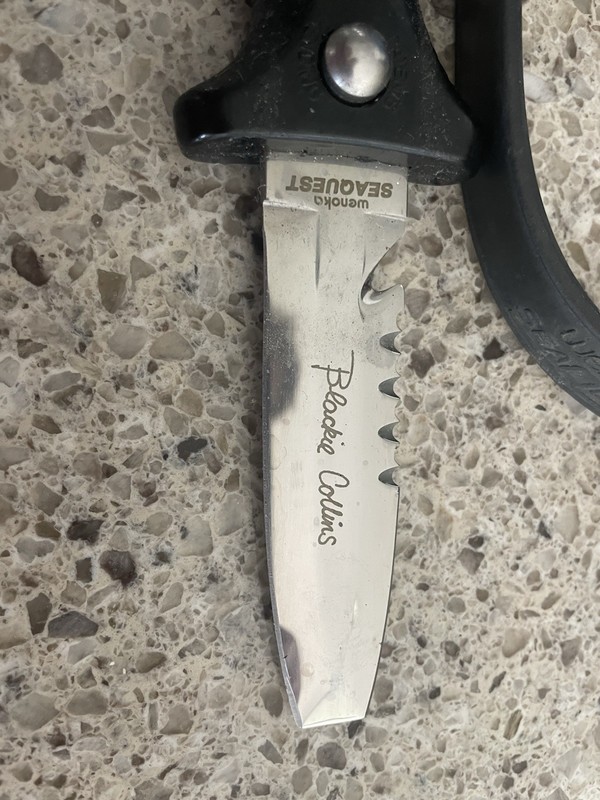 Sea Quest Blackie Collin’s Wenoka Knife And Leg Holder
