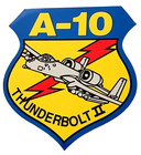 A-10 Thunderbolt Support Grumman Aerospace Military Jet Sticker New NOS 1990s — photo 2