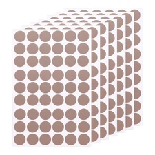 7 PCS Self-Adhesive Screw Hole Stickers, 0.83" Grey Pink Screw Hole Cover