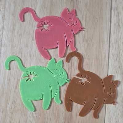 Brotanhänger in Katzenform Neuheit Küchenhelfer SPASS Geschenk umweltfreundlich klein 3er Set