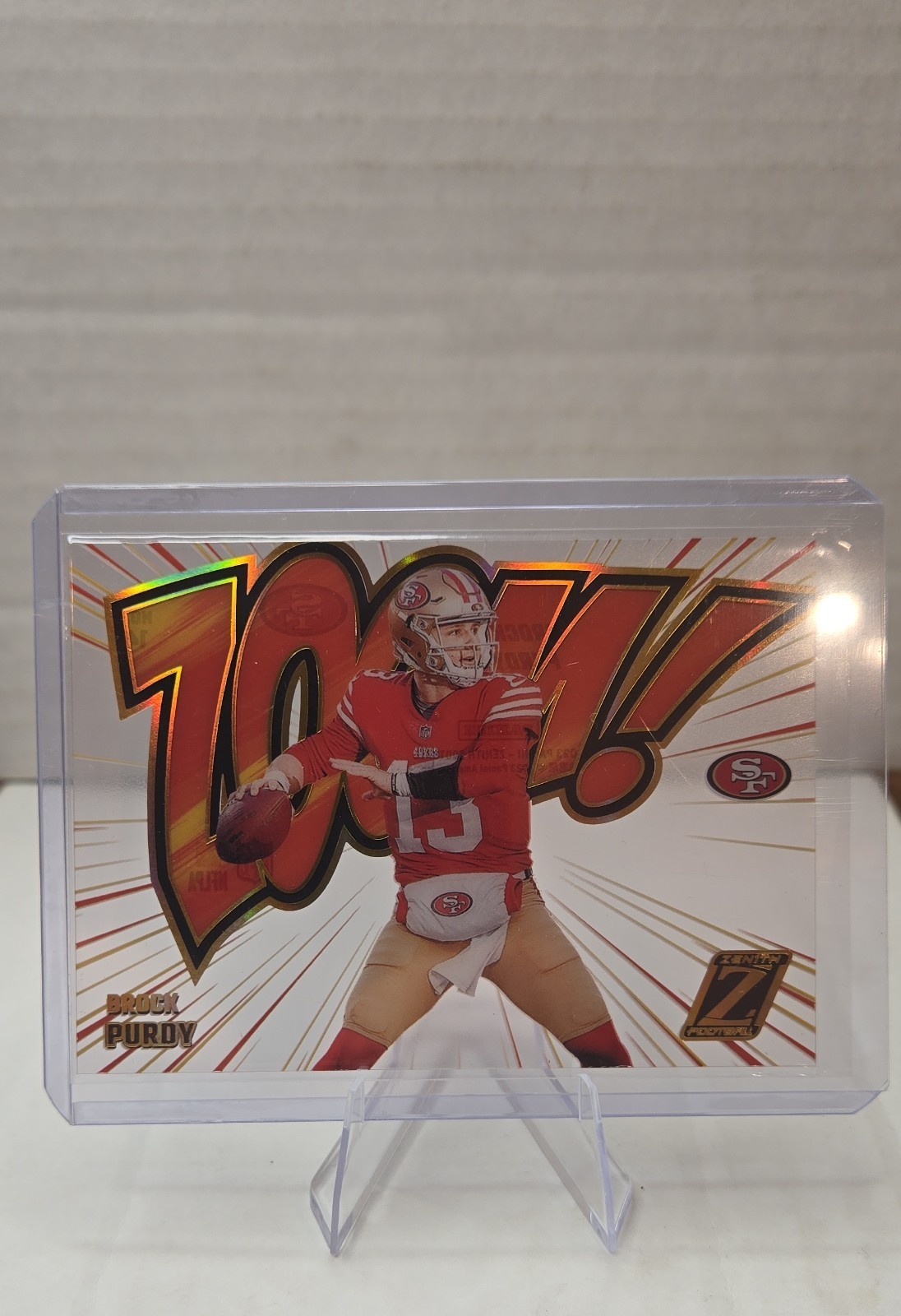 2023 Panini Zenith - Zoom! Brock Purdy #14 - CASE HIT / SSP