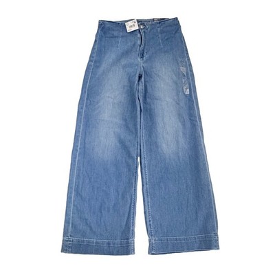 New American Eagle Super High-Rise Dreamy Drape Baggy Wide Leg Denim Jeans 4 NWT