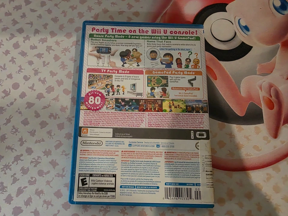 Wii Party U Nintendo Wii U 2013 No Manual - Image 2 of 3