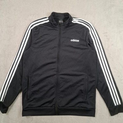 Titel: Adidas Trainingsjacke Herren Large schwarz Full Zip 3 Streifen Sport Freizeit