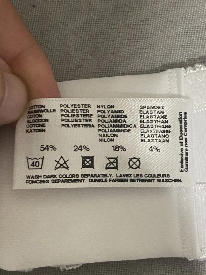 Гламурный бюстгальтер Magic Lift оригинальная поддержка белая задняя застежка беспроводной размер 50B - Изображение 4 из 4