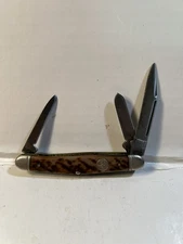 Vintage Boker USA Model 8585 Tree Brand Stockman  Pocket Knife