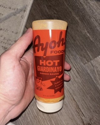 Ayoh Foods Sauce Sando Giardinayo 12 ounce Exp 6/26 Brand New