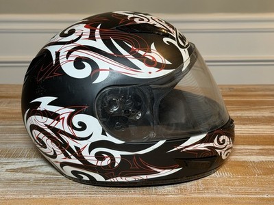 HJC CL-15 Pegasus Full Face Motorcycle Helmet Size M Black Red White