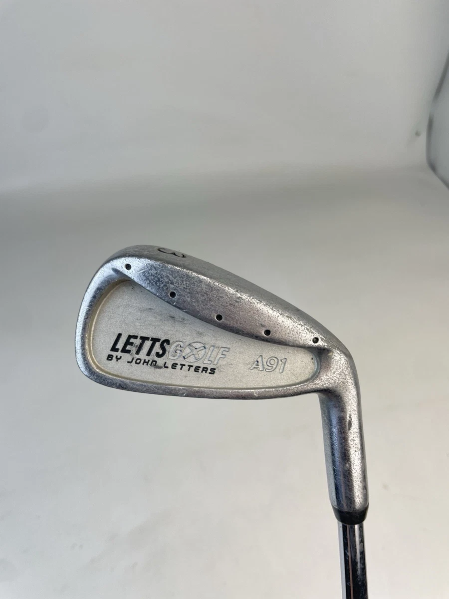 JOHN LETTERS TRILOGY T3 PLUS IRONS 4 5 6 7 9 PW SW STEEL SHAFT GOLF CLUBS