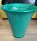 Fenton Pre Logo Flared Vase - Mongolian Green - 1930s - EUC