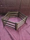 Johnny West 5 Piece Corral Fence Panels Vtg Marx Cowboy Horse Ranch Barn