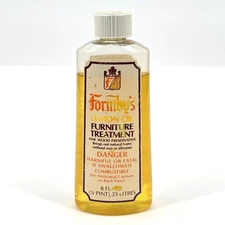 Formby’s Lemon Oil Furniture Treatment Fine Wood Preservative 8 fl oz Bottle VTG