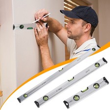 3PCS Magnetic Building Spirit Level Ruler Set 30/60/100CM House Easy Measurement