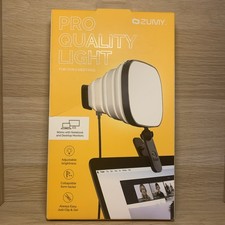ZUMY Pro Quality Light For Video Meetings Adjustable Brightness Portable Light