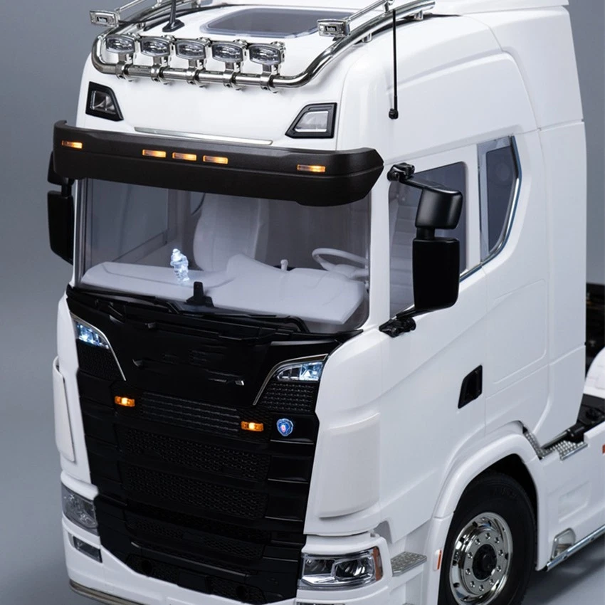 Für TAMIYA 1/14 /770S 56368 Sonnenblende w/LED Lichtmuster Upgrade Teile - Bild 3 von 4