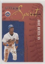 2005 Donruss Studio Spirit of the Game Die-Cut 33/125 Jose Reyes #SOG-11 k8v