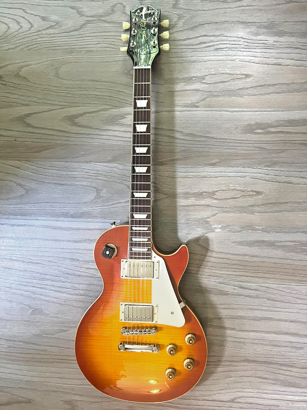 Epiphone Les Paul Standard 50s Figured Top, Washed Cherry Sunburst  BRAND NEW