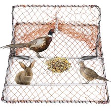 1 Pack Bird Pigeon Trap 18.9 x 15 Inch Hunting Hog Quail Cage Sparrow Catchin...