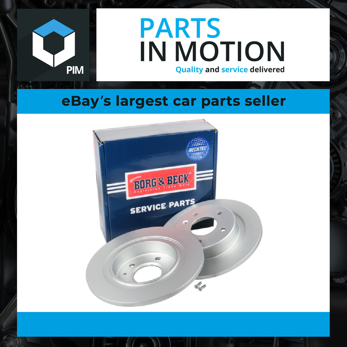 2x Brake Discs Pair Solid fits OPEL INSIGNIA B 1.6D Rear 2017 on 288mm Set B&B