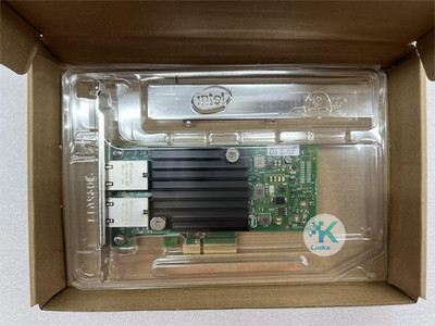 Intel X550-T2 10G PCIe3.0x4 Dual-port RJ-45 Converged Network Adapter  X550T2BLK
