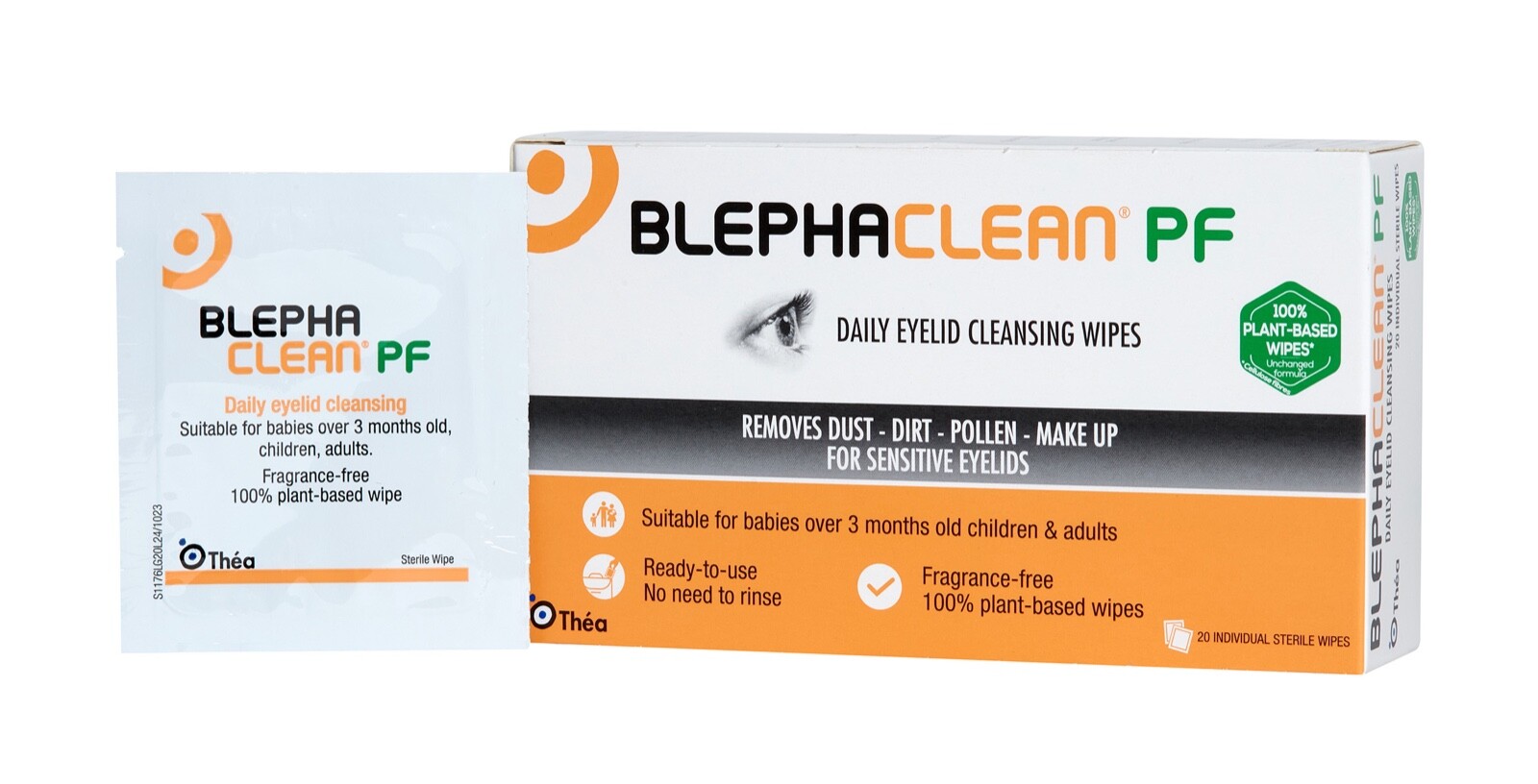Discount Blephaclean 80 Wipes PF eyelid dry eye blepharitis treatment - Image 32