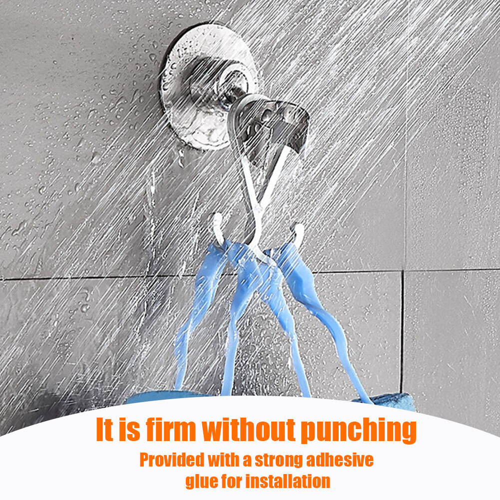 Wall Mount Bathroom Durable Shower Head Holder DrillStable Stainless