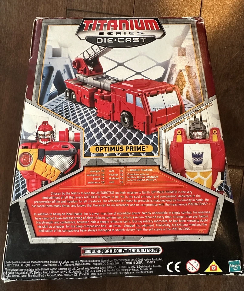 Transformers Hasbro Die Cast Titanium Robot In Disguise Optimus Prime G1 RID Mib - Image 2 of 3