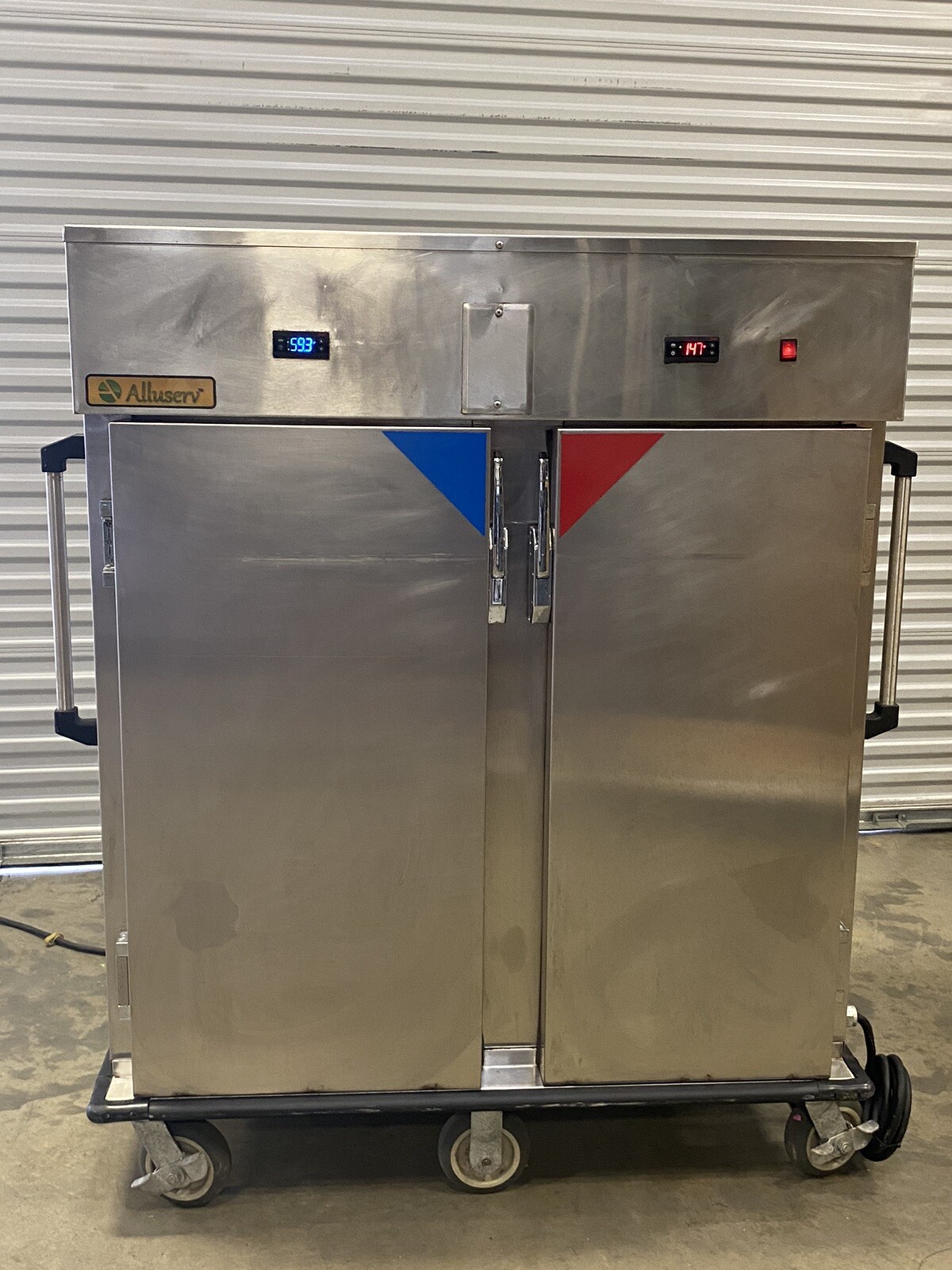 Alluserv Tray Delivery Cart Multitemperature Food Cart Hot & Cold