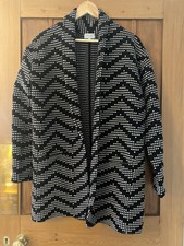 Jigsaw Navy And Grey Coat, Xs