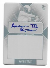 ALVIN TRE KEELS 1/1 AUTO 2021 LEAF PERFECT GAME PRINT PLATE AUTO LONGWOOD LANCER
