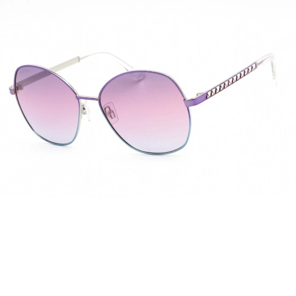 Swarovski Pastel Gradient round metal Sunglasses brand new 