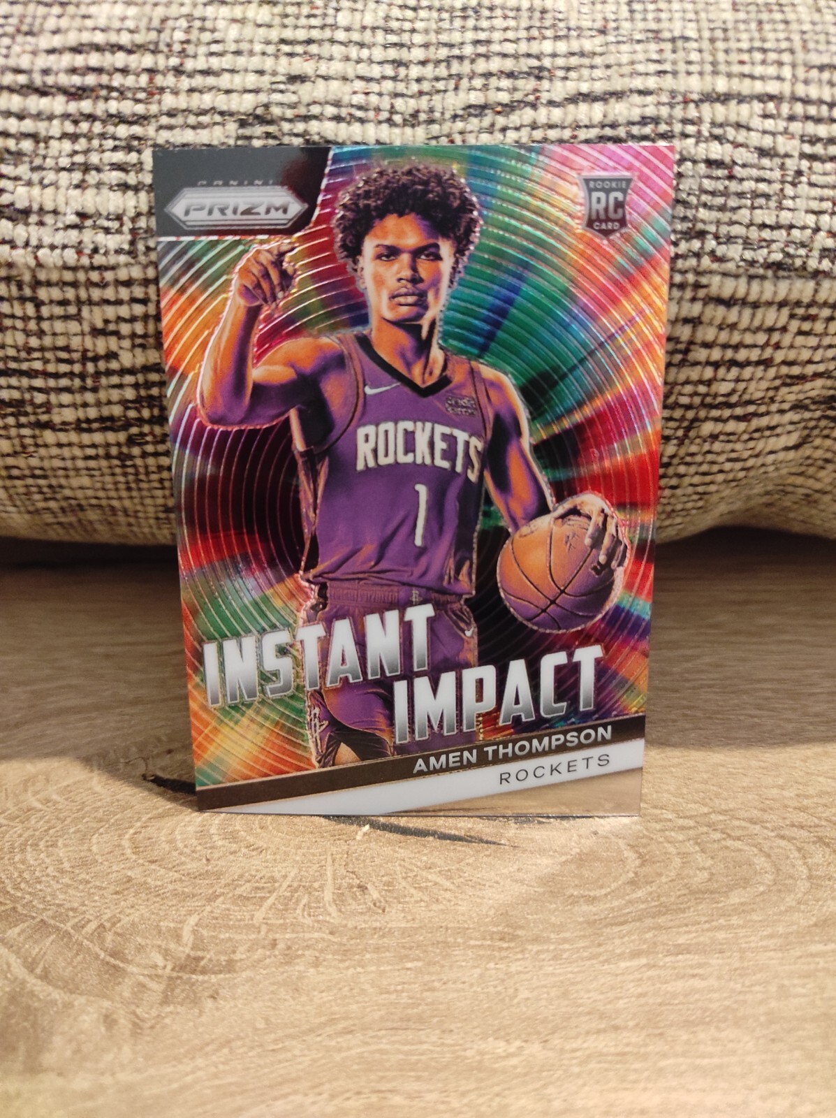 2023-24 Panini Prizm - Instant Impact Prizm #18 Amen Thompson (RC)